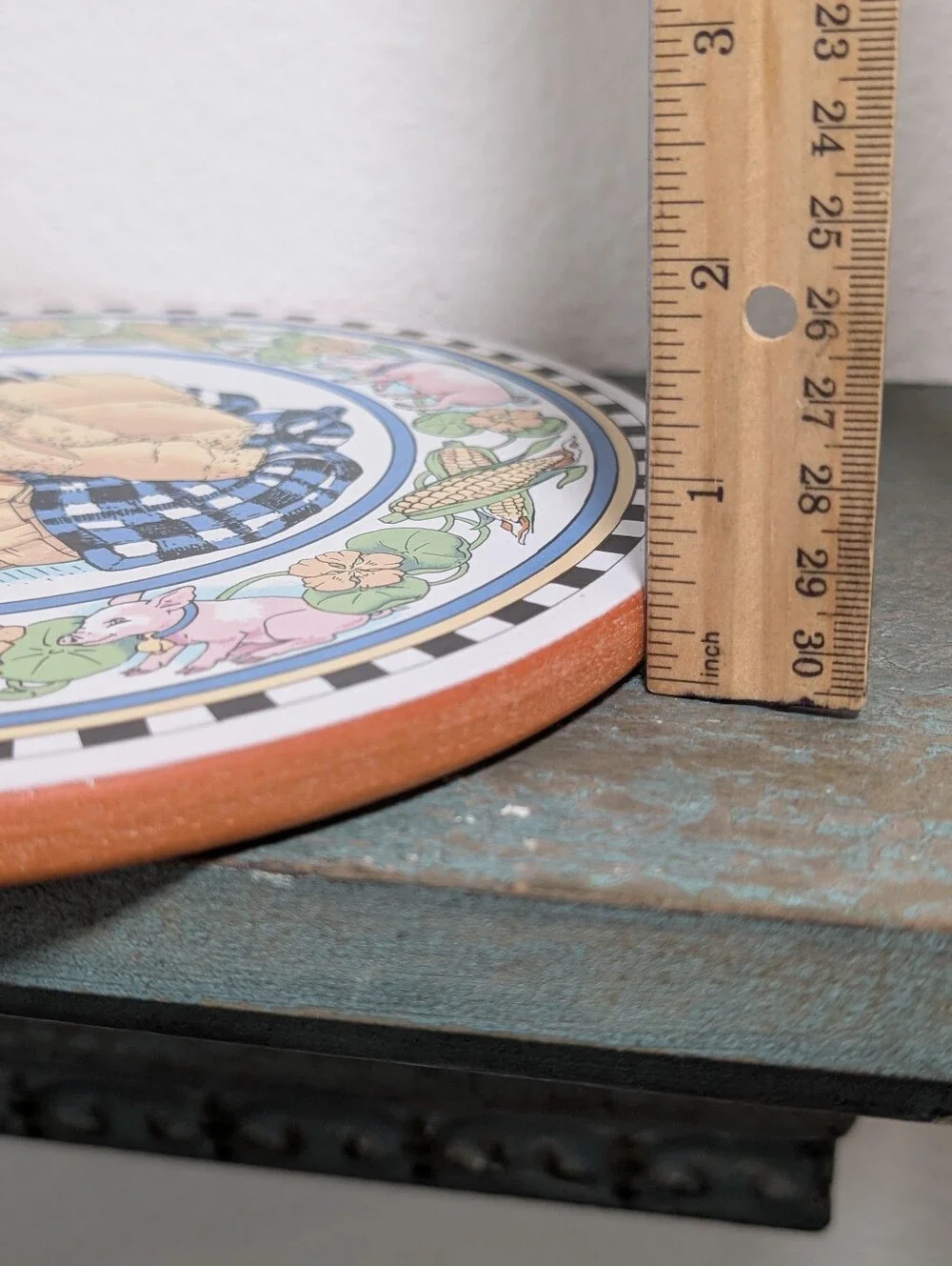 Santa Barbara Designs TerraCotta Old Fashioned Corn Bread Decor Trivet Recipe
